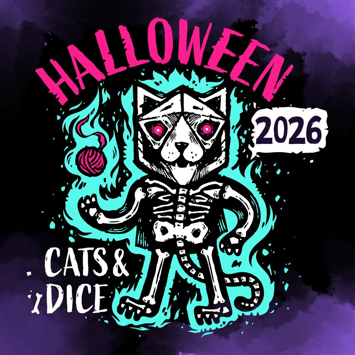 Афіша події «Геловінський мітап Cats&Dice»